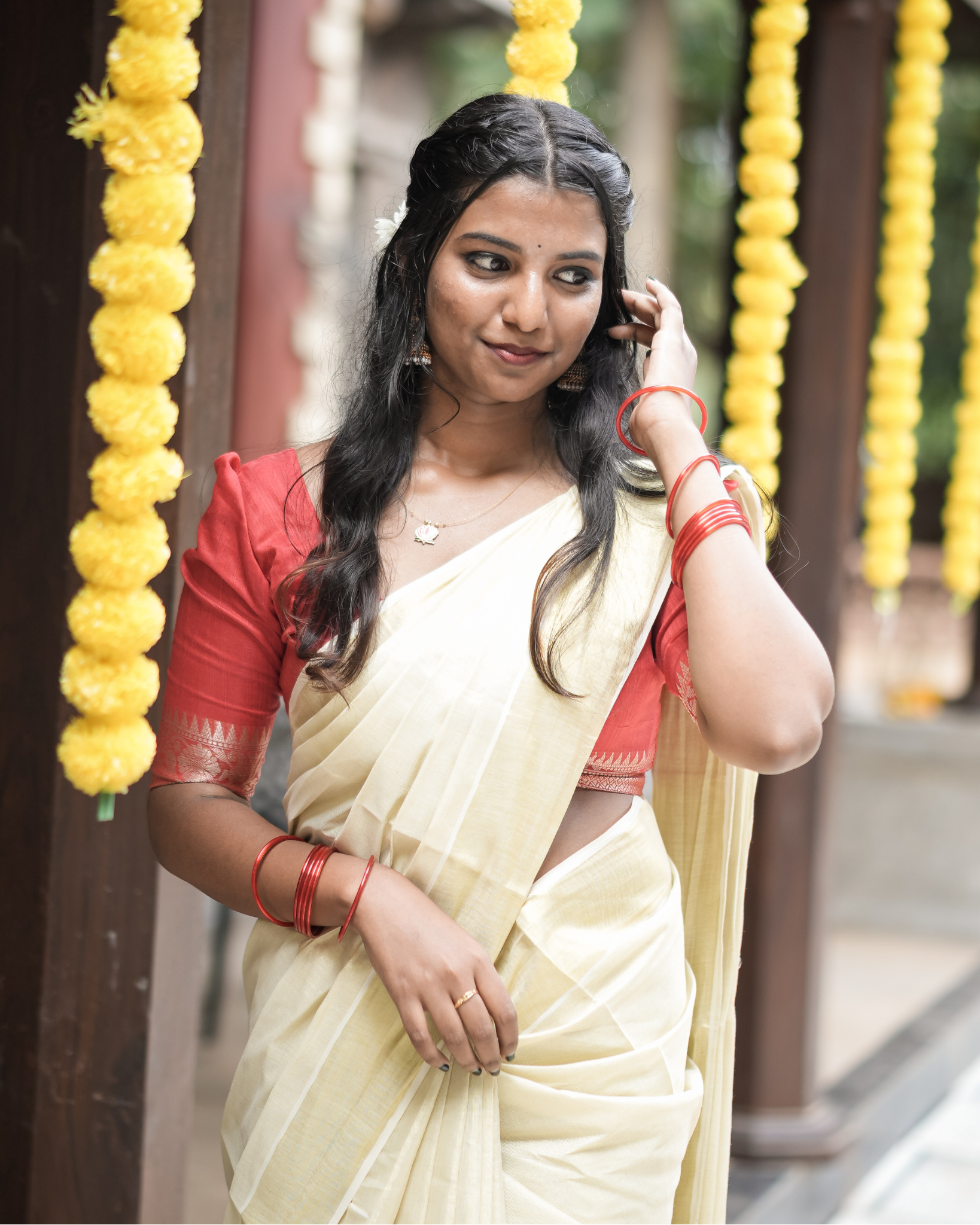 Poovonam ’26 Tissue Set Saree