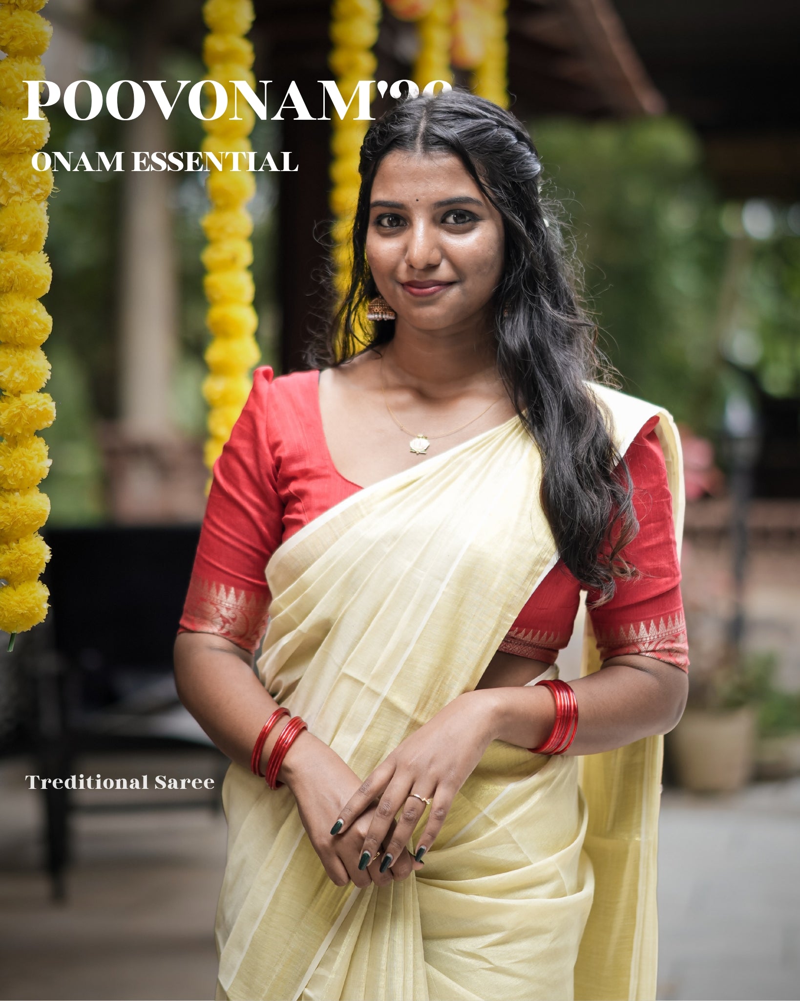 Poovonam ’26 Tissue Set Saree